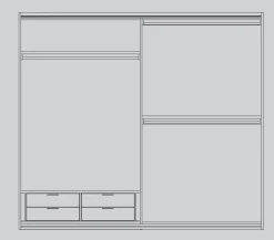 Armadio scontato 37% modello Gap antoni di Olivieri