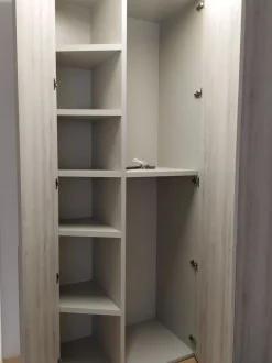 Armadio scontato 31% modello Power rovere chiaro di Zg mobili