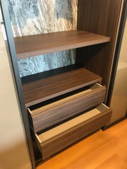 Armadio Wardrobe collection realizzato in laminato materico di Orme scontato -40%