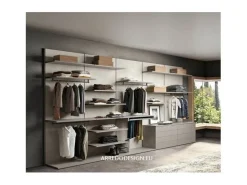 Armadio Z02 realizzato in laminato materico di Artigianale scontato -40%