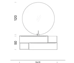 Arredamento bagno: mobile Compab B201 a prezzi outlet