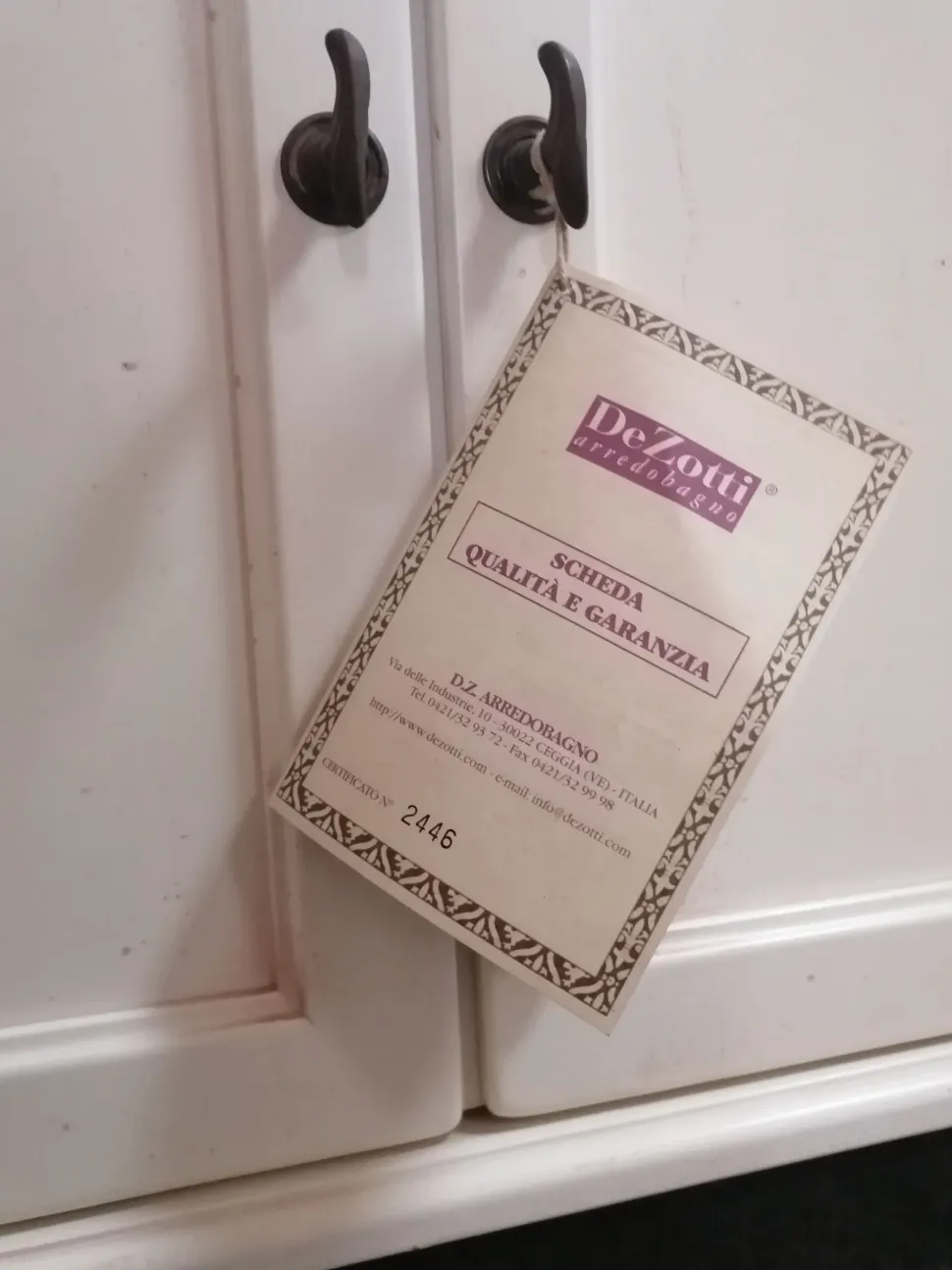 Arredamento bagno: mobile Artigianale De zotti a prezzo scontato