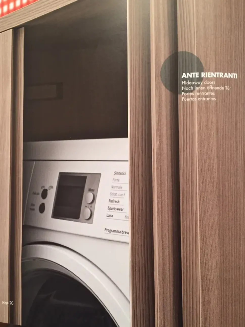 Arredamento bagno: mobile Birex Colonna porta lavatrice - asciugatrice in Offerta Outlet