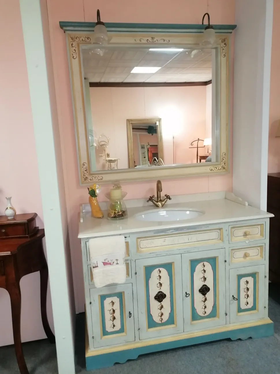 Arredamento bagno: mobile Primula Carpaccio con forte sconto