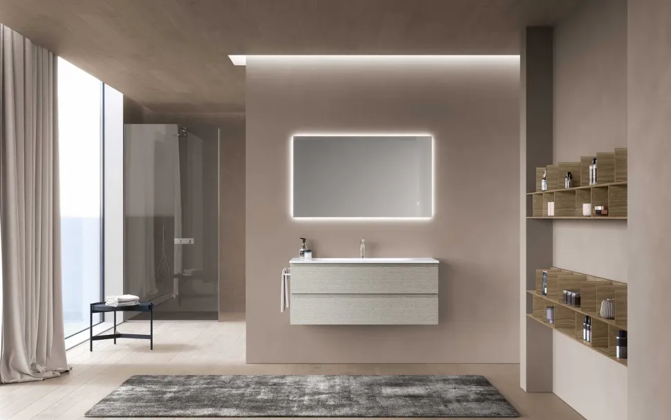 Arredamento bagno: mobile Baxar Block system soft c20 a prezzo Outlet
