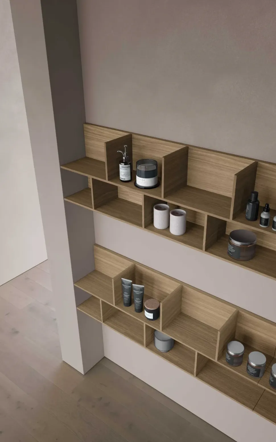 Arredamento bagno: mobile Baxar Block system soft c20 a prezzo Outlet