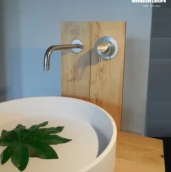 Arredamento bagno: mobile Boffi Lavabo lotus design naoto fukasawa miscelatore minimal, design boffi in Offerta Outlet