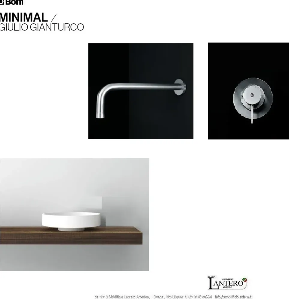 Arredamento bagno: mobile Boffi Lavabo lotus design naoto fukasawa miscelatore minimal, design boffi in Offerta Outlet