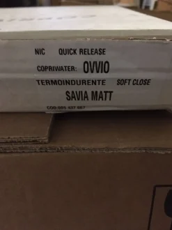 Arredamento bagno: mobile Artigianale Nic design ovvio wc sospeso 003479067 + sedile verde 005437067 salvia opaco nuovo e imballato con forte sconto