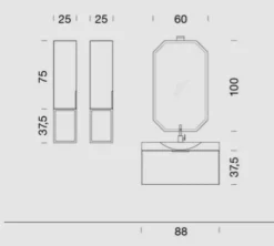 Arredamento bagno: mobile Artigianale Azzurro a prezzi convenienti