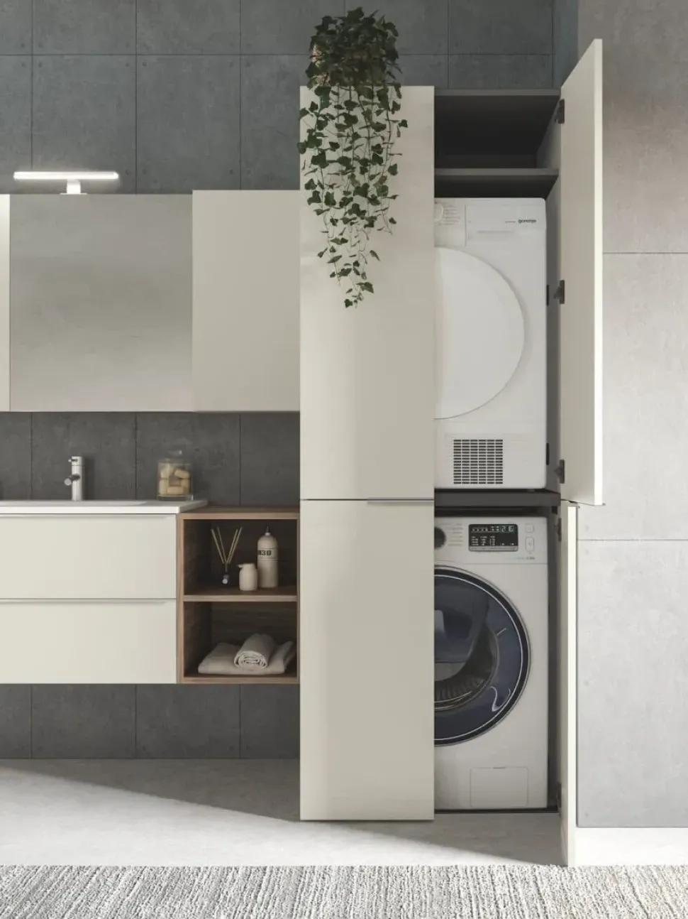 Arredamento bagno: mobile Collezione esclusiva Fast lavanderia rcr in offerta