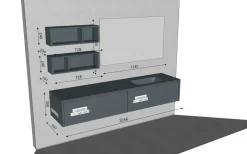 Arredamento bagno: mobile Mastella Tenderlak next 02 in Offerta Outlet