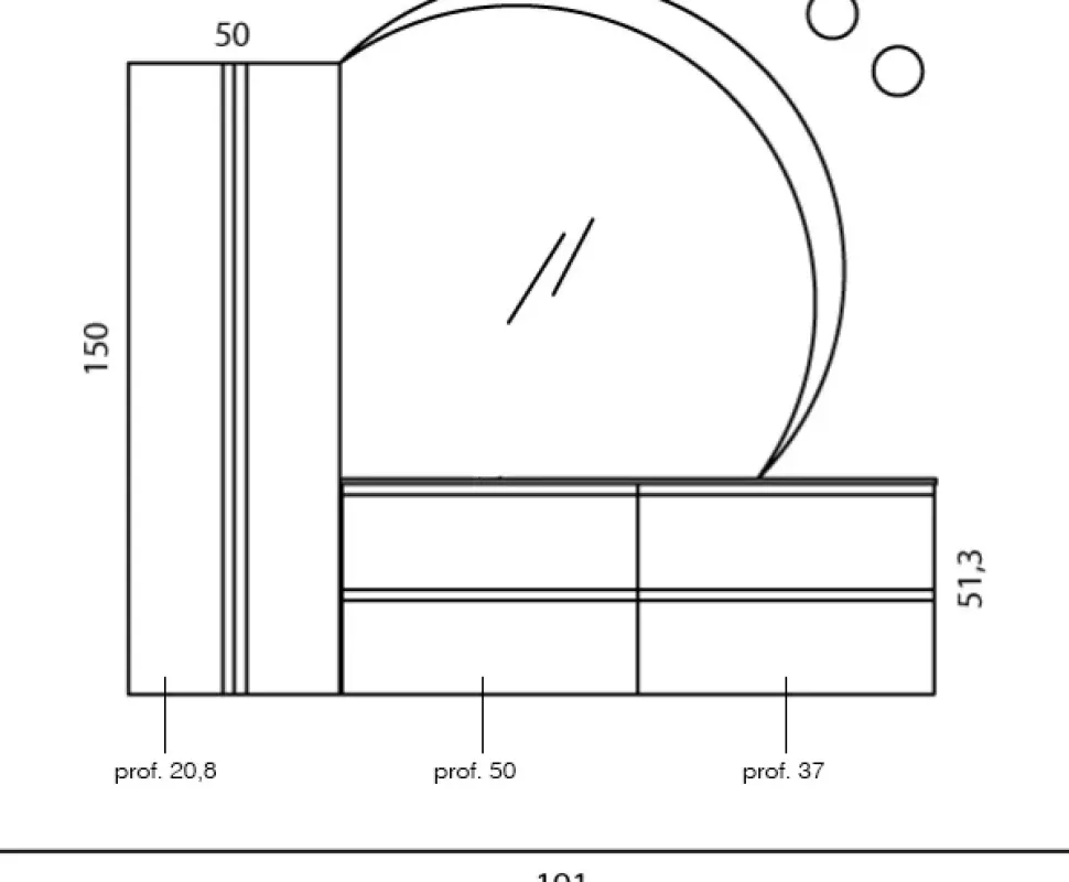 Arredamento bagno: mobile Compab Jacana a prezzi outlet
