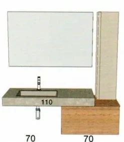 Arredamento bagno: mobile Baxar Composizione 109 bagno baxar a prezzi outlet