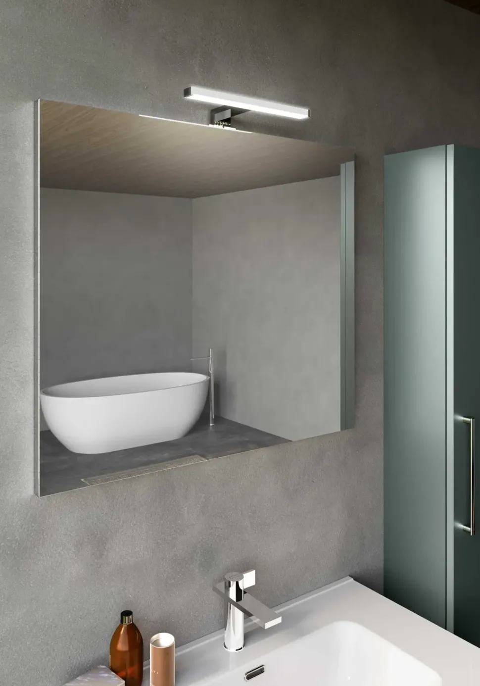 Arredamento bagno: mobile Baxar Block system slim c41 con forte sconto