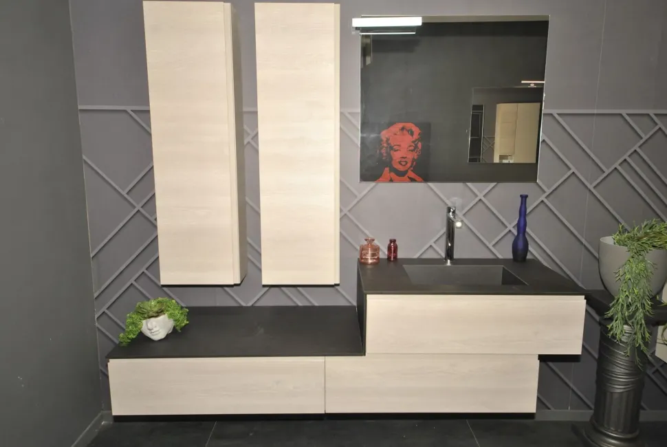 Arredamento bagno: mobile Compab B-go in Offerta Outlet