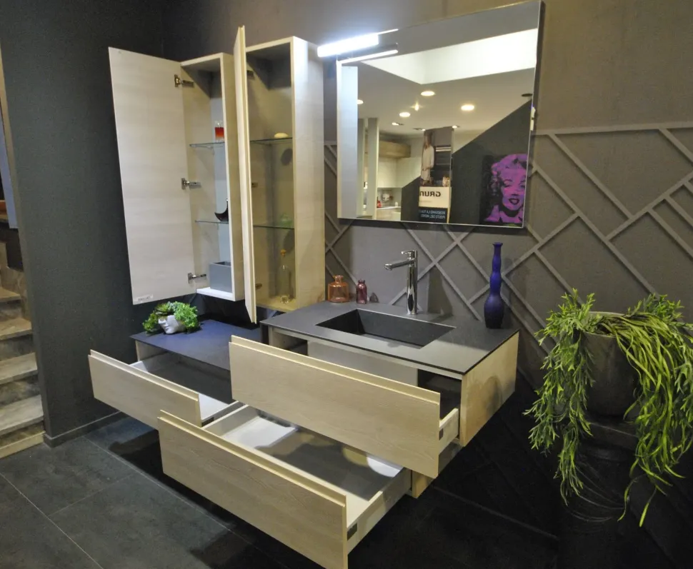 Arredamento bagno: mobile Compab B-go in Offerta Outlet