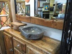 Arredamento bagno: mobile Nuovi mondi collection Mobile bagno ghiacciaia con lavabo a prezzi convenienti