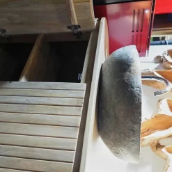 Arredamento bagno: mobile Nuovi mondi collection Mobile  bagno oval in vero legno  a prezzo scontato