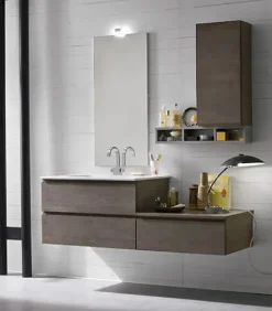 Arredamento bagno moderno: mobile bagno sospeso Compab in offerta