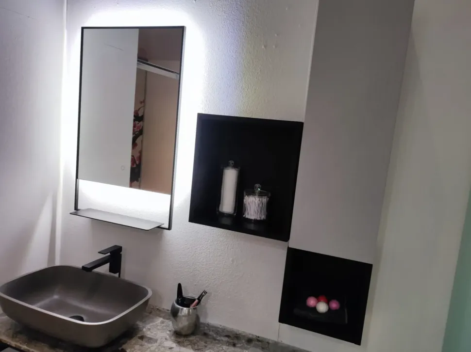 Bagno f2-b201 in offerta outlet Compab: mobile bagno sospeso A PREZZI OUTLET