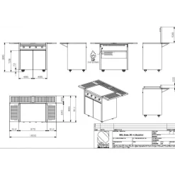 Barbecue a marchio Steel modello 19c-4 a prezzo ribassato