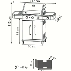 Barbecue Davis Cosma outdoor living a prezzo Outlet