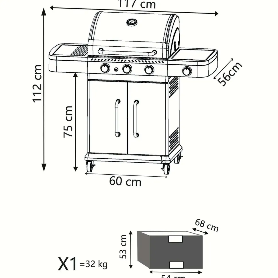 Barbecue Davis Cosma outdoor living a prezzo Outlet