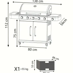 Barbecue Davis 5f Cosma outdoor living a prezzo Outlet