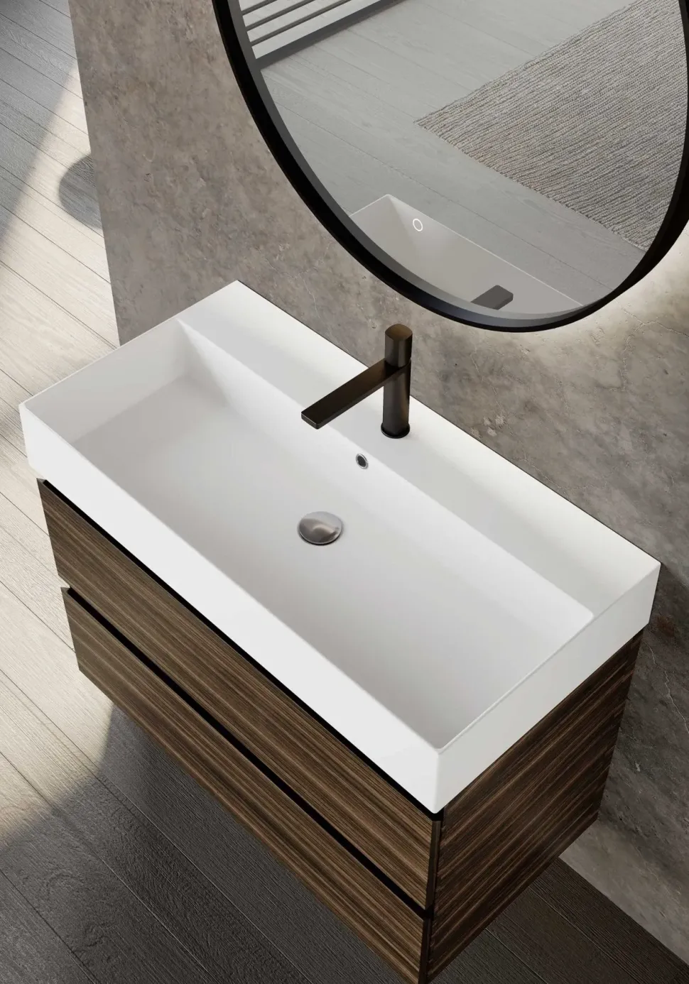 Block system tube c27 Baxar: mobile bagno sospeso A PREZZI OUTLET