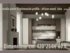 Camera completa Abitare Mobilstella in laminato a prezzo ribassato