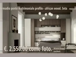 Camera completa Abitare Mobilstella in laminato a prezzo ribassato