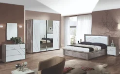 Camera completa Artigianale Modello milano a prezzo ribassato in laccato lucido