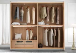 Camera completa Mobilpiu Movida a prezzo scontato in legno