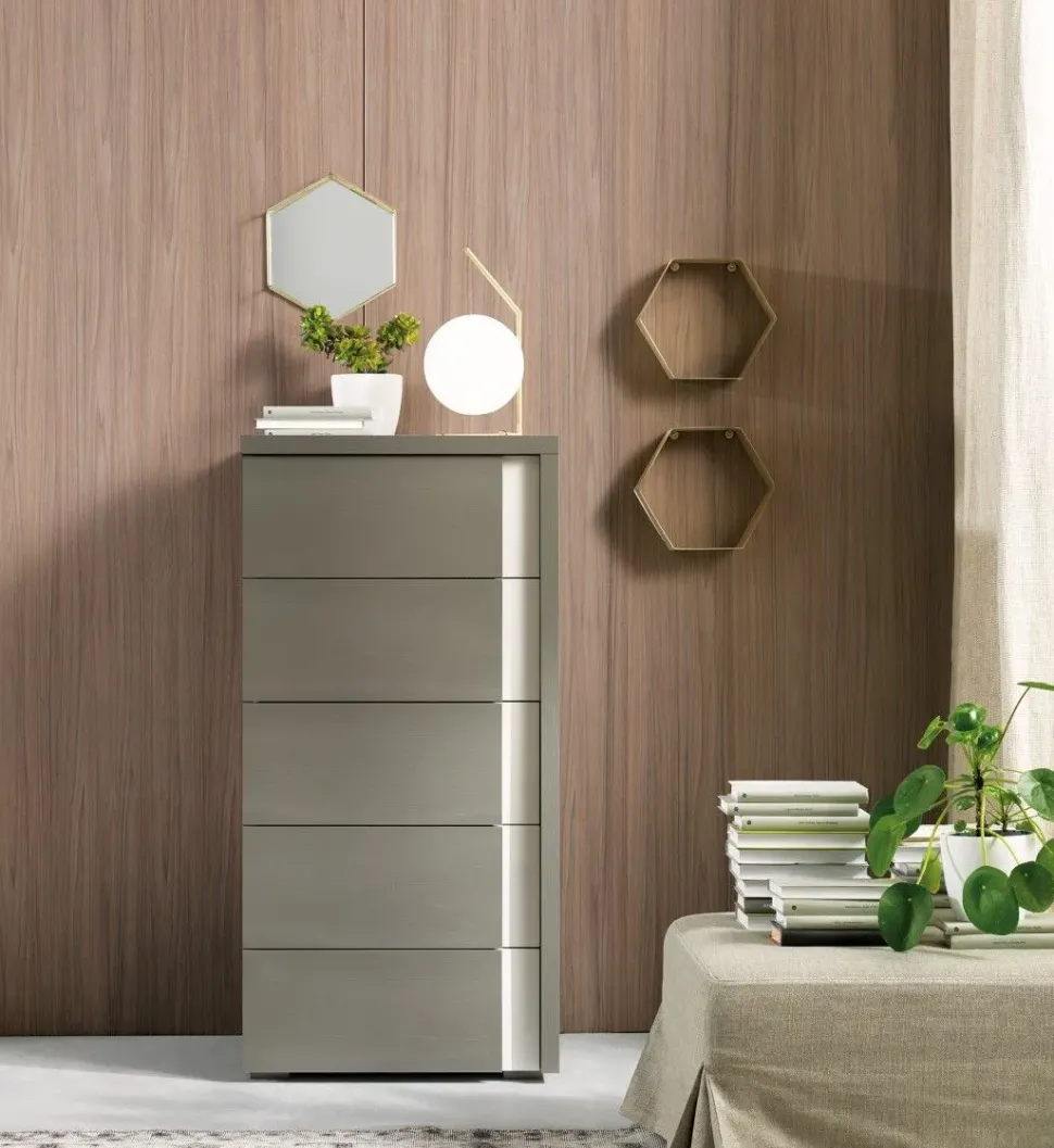 Camera da letto Abaco 129 Gierre mobili in laminato in Offerta Outlet