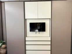 Camera da letto Armadio odeon con gruppo notte Sangiacomo in laminato a prezzo scontato