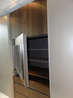 Camera da letto Armadio sangiacomo breccia con porta tv Sangiacomo in laccato opaco a prezzo Outlet