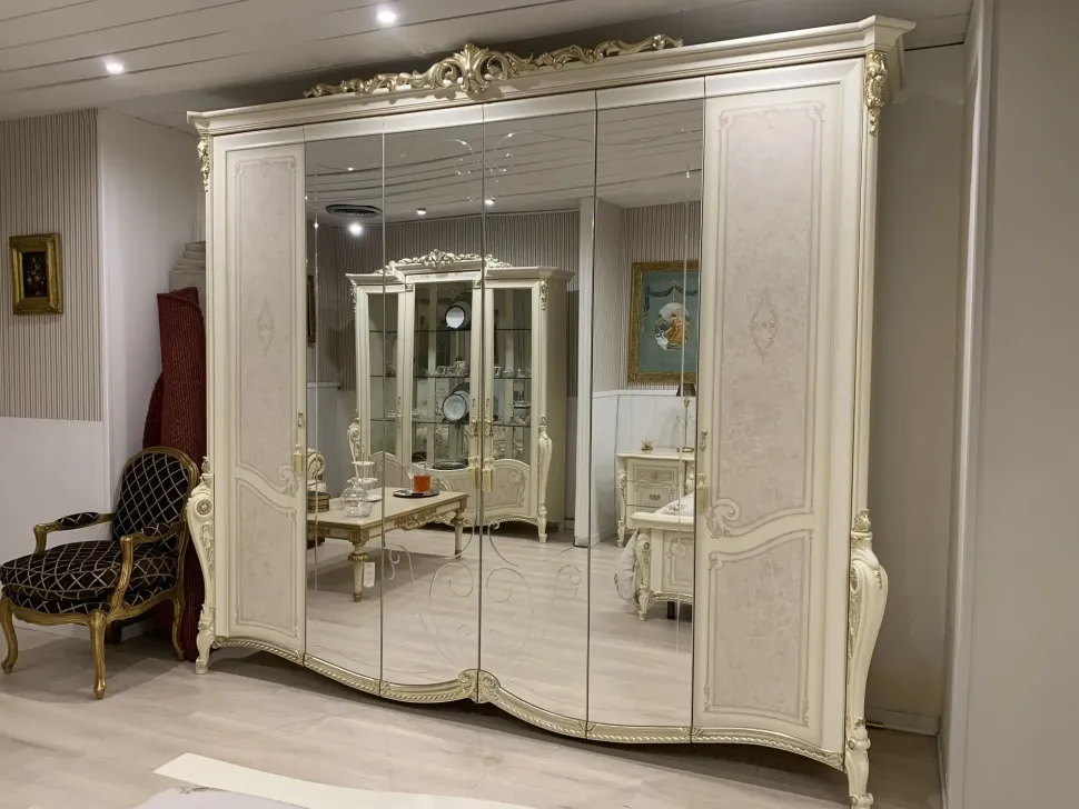 Camera da letto Barocca Collezione esclusiva in legno a prezzo scontato