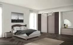 Camera da letto Basic Artigianmobili in tamburato a prezzo ribassato