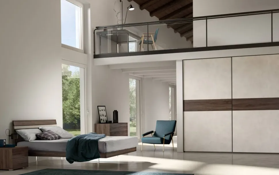 Camera da letto Bedroom 21 Zg mobili in laminato a prezzo scontato