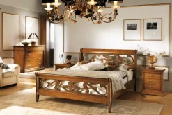 Camera da letto Camera classica in legno completa venezia 800 Md work a prezzo ribassato
