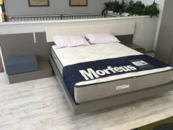 Camera da letto Camera completa santa lucia letto, comò, comodini ed armadio Santalucia in laminato in Offerta Outlet