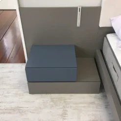 Camera da letto Camera completa santa lucia letto, comò, comodini ed armadio Santalucia in laminato in Offerta Outlet