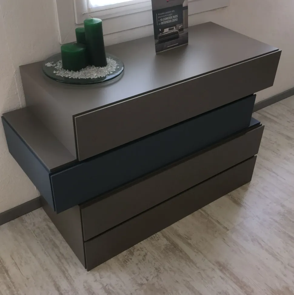 Camera da letto Camera completa santa lucia letto, comò, comodini ed armadio Santalucia in laminato in Offerta Outlet