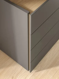 Camera da letto Camera composizione night 02 Orme in laminato in Offerta Outlet