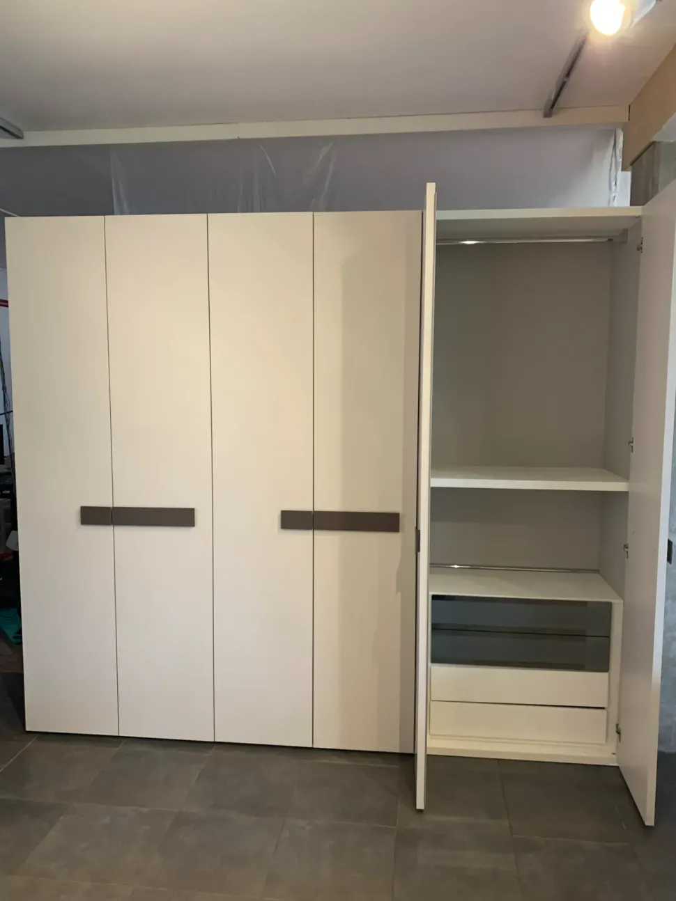 Camera da letto Camera laccata opaca Alf da fre in laminato a prezzo scontato