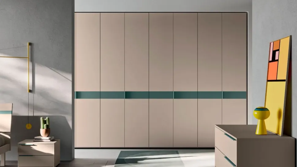 Camera da letto Camera light 07 Mottes selection in laccato opaco a prezzo ribassato