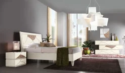 Camera da letto Camera matrimoniale modello vittoria Collezione esclusiva in laminato in Offerta Outlet