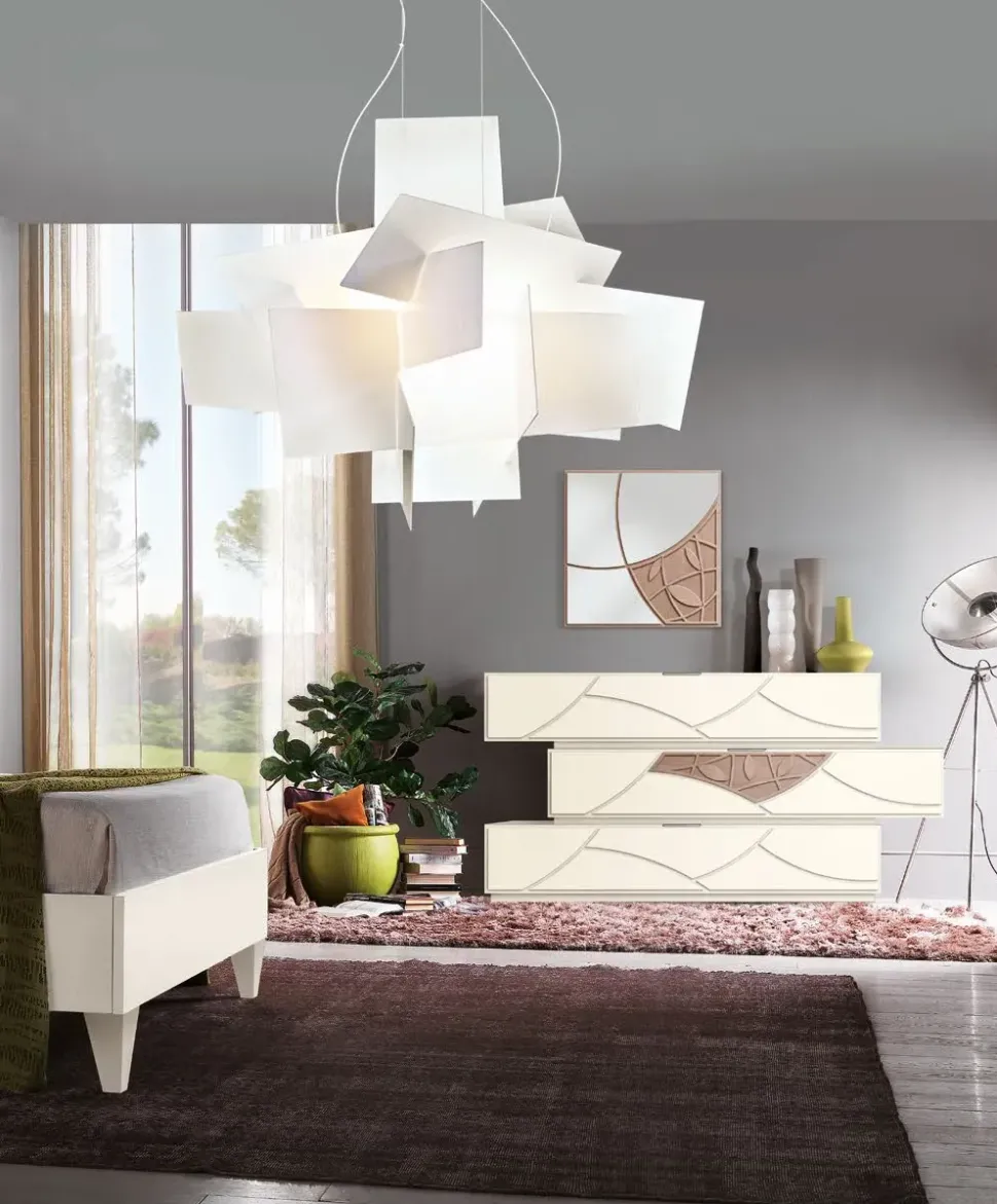 Camera da letto Camera matrimoniale modello vittoria Collezione esclusiva in laminato in Offerta Outlet