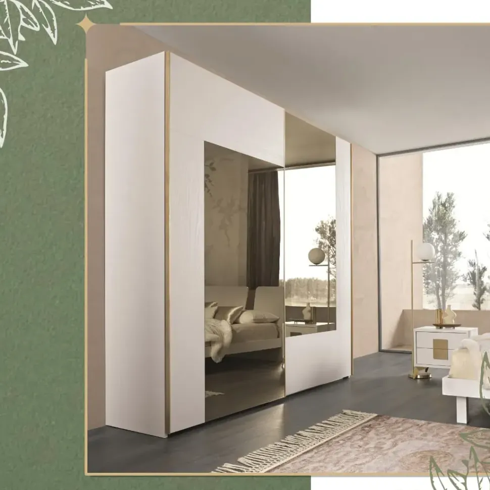 Camera da letto Camera matrimoniale mod.luxury Gierre mobili PREZZI OUTLET